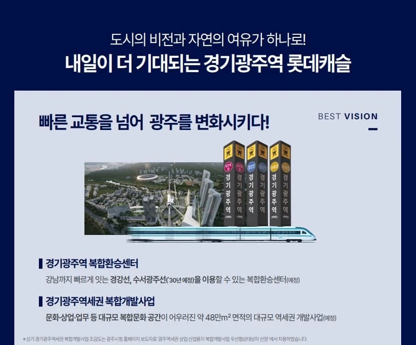 경기광주역 롯데캐슬 시그니처 실시간 선착순 동호지정 방문 예약
